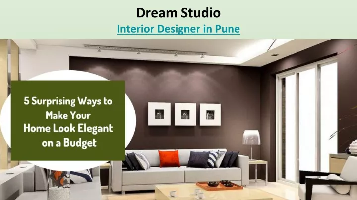 dream studio interior designer in pune