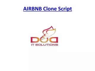 airbnb clone script