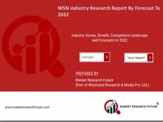 wsn industry research report by forecast to 2022