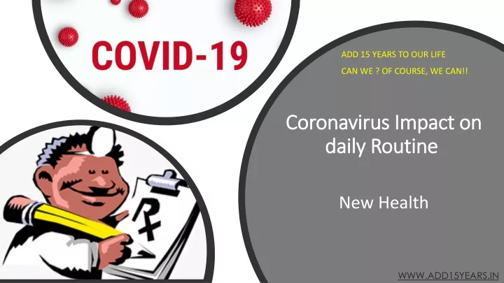 coronavirus impact on daily routine