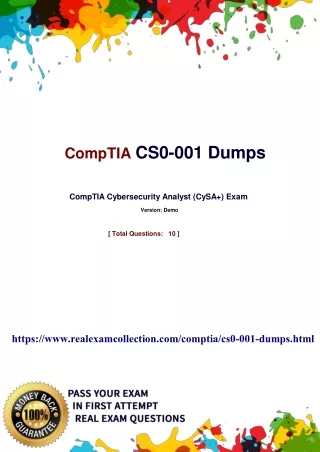 comptia cs0 001 dumps