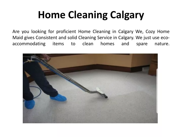 home cleaning calgary