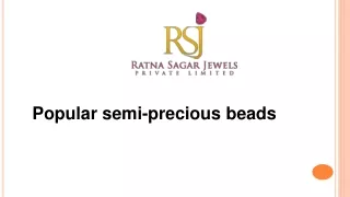 popular semi precious beads