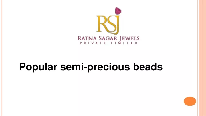 popular semi precious beads