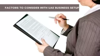 Factors to consider for business setup in UAE