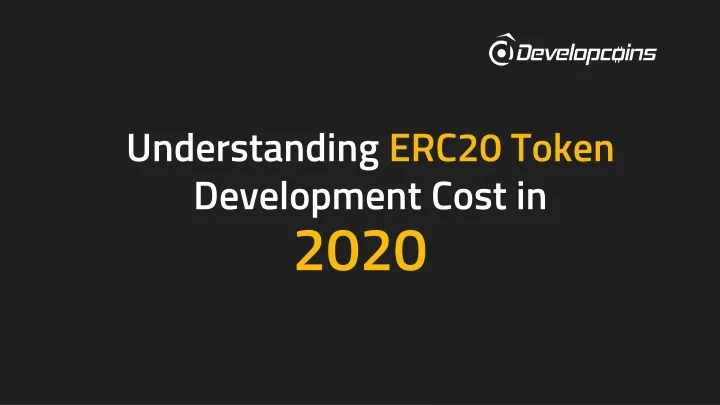 understanding erc20 token development cost in