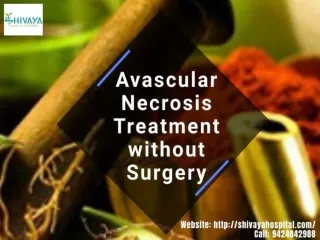 Avascular Necrosis Treatment without Surgery – Best Doctor for Avascular Necrosis