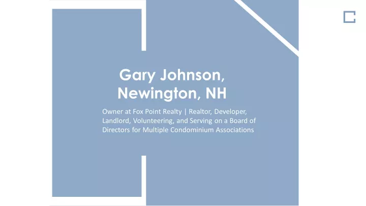 gary johnson newington nh