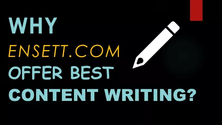 why ensett com offer best content writing