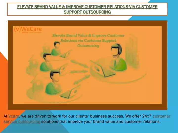 elevate brand value improve customer relations