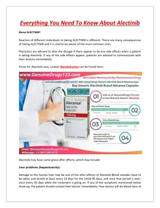 everything you need to know about alectinib