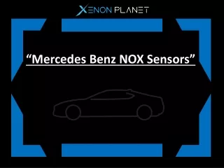 mercedes benz nox sensors