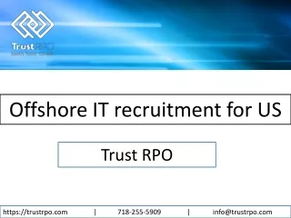 Offshore IT recruitment for US
