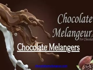Chocolate Conching Machine - Chocolate Melanger, Refiner Machine @ chocolate Melangeur.com