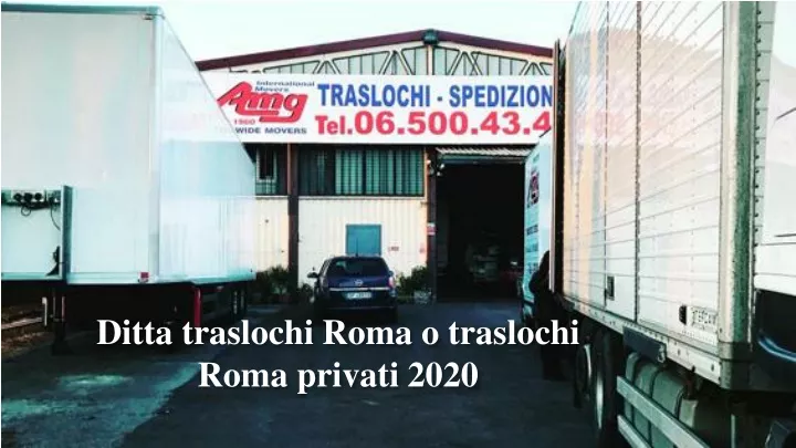 ditta traslochi roma o traslochi roma privati 2020