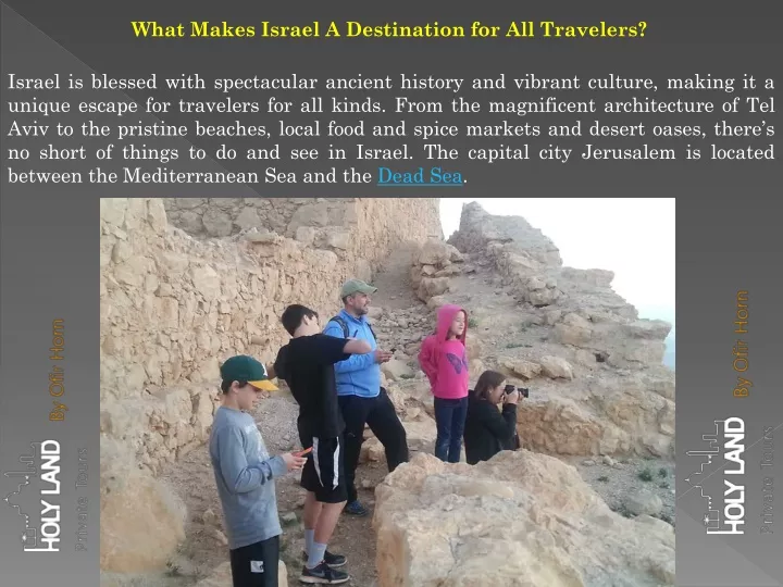 what makes israel a destination for all travelers