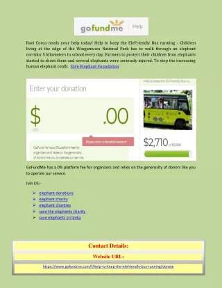 ravi corea needs your help today help to keep