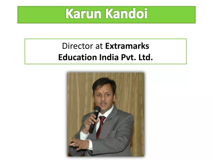 karun kandoi