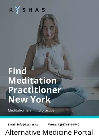 Find Best Meditation Practitioner in New York -Koshas