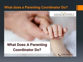 what does a parenting coordinator do