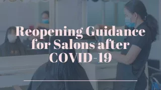 r eopening guidance for salons after covid 19