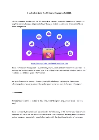 5 methods to easily boost instagram engagement