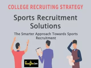 Sports Recruitment Solutions- The Smarter Approach Towards Sports Recruitment