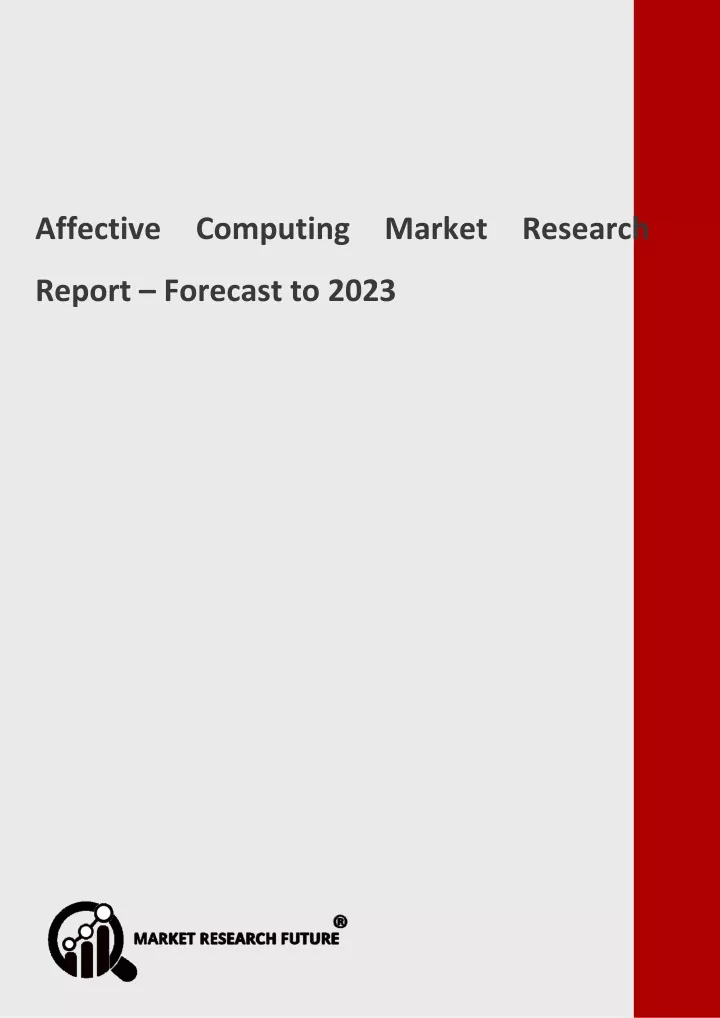 affective computing market research report