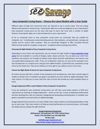 easy composite curing ovens choose the latest