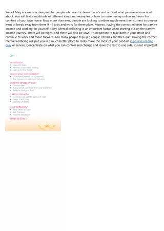 son of mag is a website designed for people