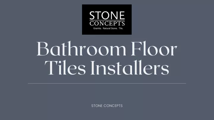 bathroom floor tiles installers