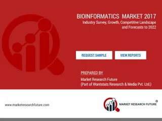 Bioinformatics market