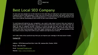 best local seo company