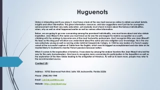 huguenots
