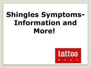 shingles symptoms information and more