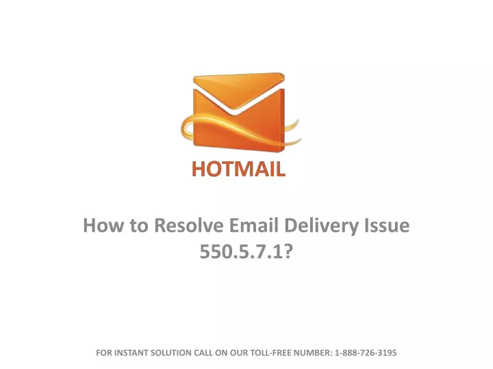 how to resolve email delivery issue 550 5 7 1