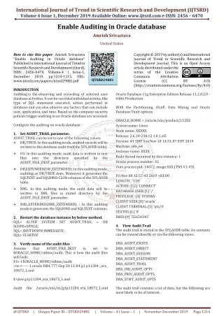 international journal of trend in scientific