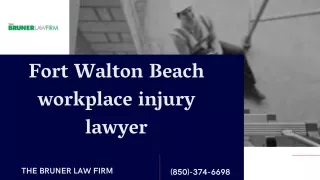 Fort Walton Beach Workplace Injury Lawyer