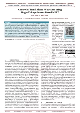 international journal of trend in scientific