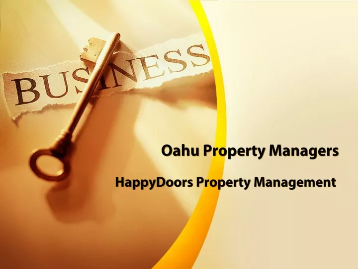 oahu property managers