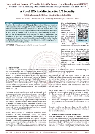 international journal of trend in scientific