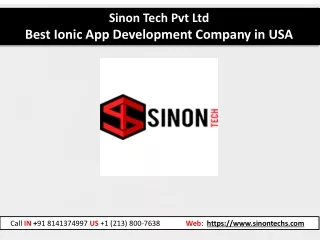 sinon tech pvt ltd
