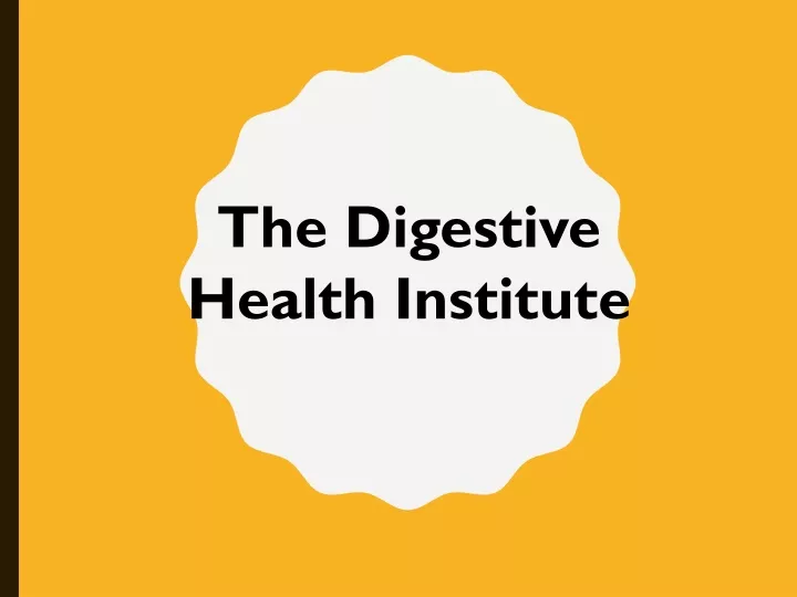 the digestive health institute