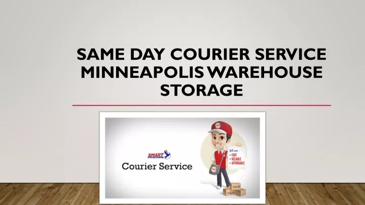 same day courier service minneapolis warehouse