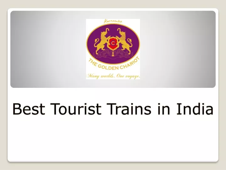 best tourist trains in india