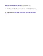 leading Laravel Development Company & service provider in usa - slide 1