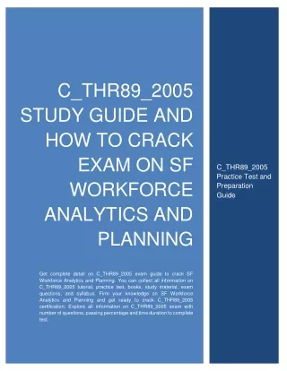 c thr89 2005 study guide and how to crack exam