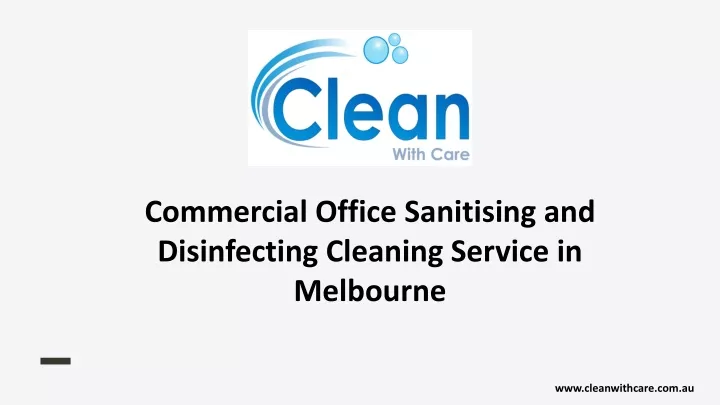 commercial office sanitising and disinfecting