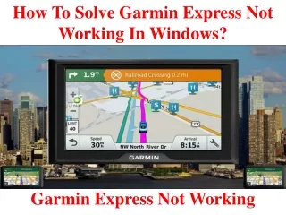 how to solve garmin express not working in windows