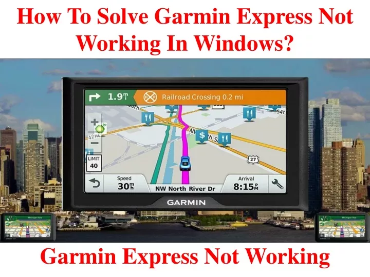 how to solve garmin express not working in windows
